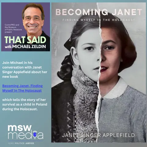 Becoming Janet, Finding Myself In The Holocaust | Janet Singer Applefield
