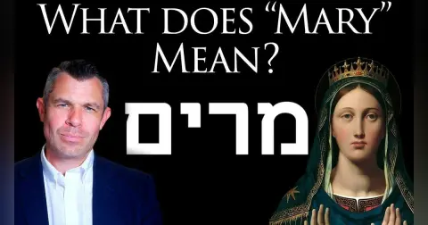 1198: What does Mary mean in Hebrew? Bitter? Dr Taylor Marshall