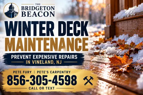 Winter Deck Maintenance in Cumberland County : Protect Your Deck From Leaves, Snow & Ice