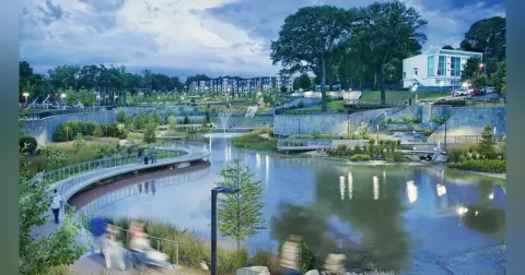 How a Storm Sewer Project Led to Designing an Urban Oasis​