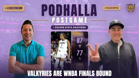 Valkyries Sweep the Aces and Are WNBA Finals Bound | Playoff Podhalla Postgame
