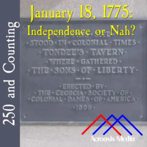 250 and Counting: January 18, 1775