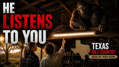 Habituated Sasquatch Family Surrounds Home in Texas Hill Country