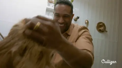 Enzo's Big Splash: A Golden Retriever's First Gig in a Culligan Water Commercial!