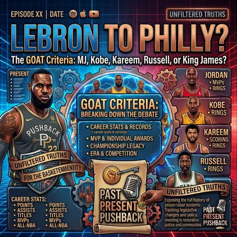 LeBron to Philly & The GOAT Criteria: MJ, Kobe, Kareem, Russell, or King James?