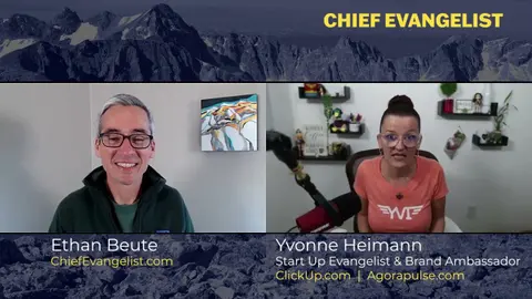 Advice For An Aspiring Chief Evangelist with Yvonne Heimann (ClickUp) - Ep 007 Highlight 9