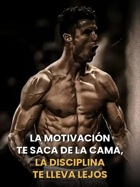 La motivación te saca de la cama, la disciplina te lleva lejos