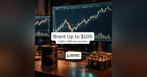 With Brent Oil at $105 is $90 to $95 the new Floor for WTI?