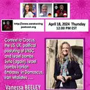Vanessa Beeley - Context to Crocus, the US, UK, political posturing at UNSC and Israel