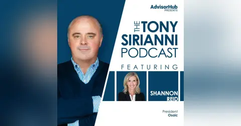 Tony Sirianni with Shannon Reid, President and Head of Advisor Growth & Engagement at Osaic