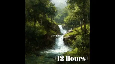 Waterfall Sounds for Sleep 💧 Powerful Roaring Cascade | Sleep Sound (12 Hours)