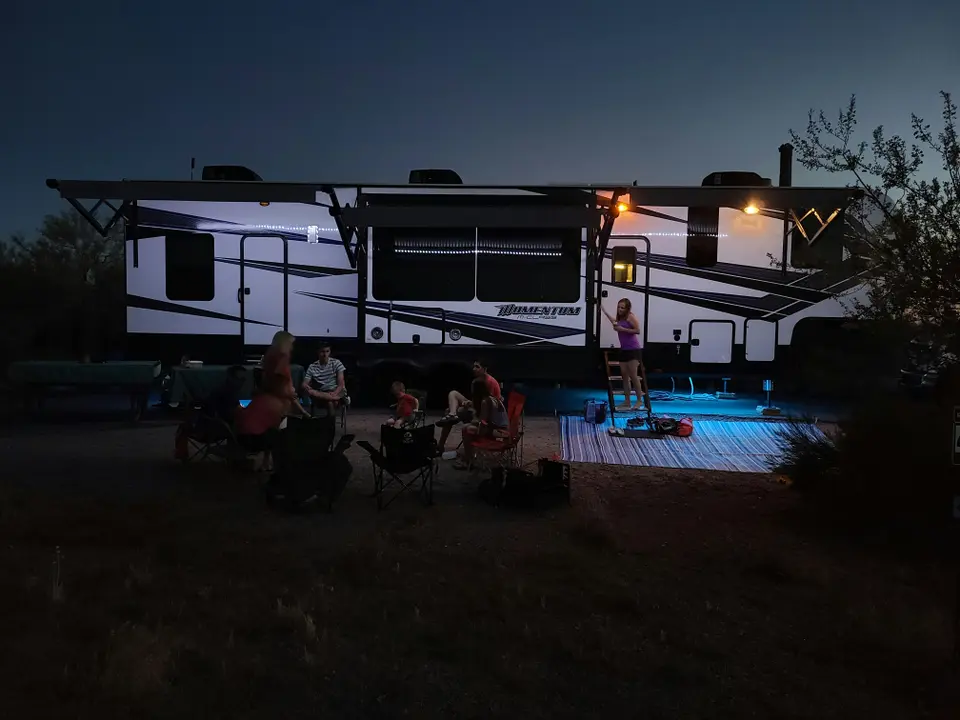 rving with kids at campground