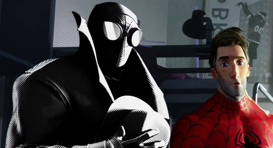 Spider-Man Noir in Across The Spider-Verse Nicolas Cage