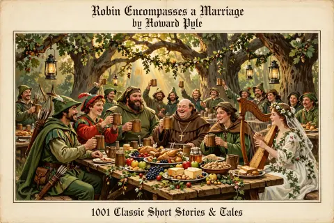 ROBIN HOOD COMPASSES A MARRIAGE by HOWARD PYLE