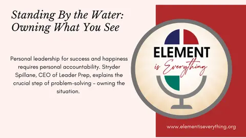 Standing By the Water Owning What You See