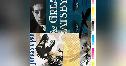 Episode 105: Iconic Book Covers for Jurassic Park and The Great Gatsby