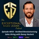 VeriDeal : Revolutionising Sales Hiring with Donny Hackett