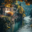 Gentle River Flowing in Italy – Relaxing Nature Sounds