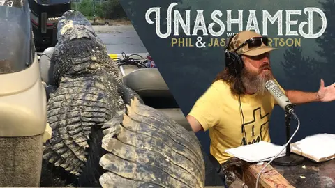 Ep 138 | Phil's Hurricane Prepping, Jase's Monster Gator Story, and Judas the Virtue-Signaler