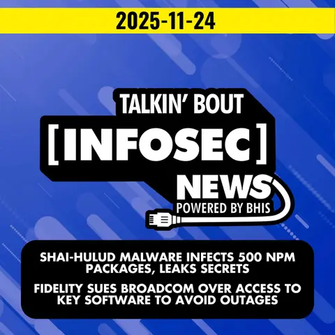 Shai-Hulud malware leaks secrets on GitHub – 2025-11-24
