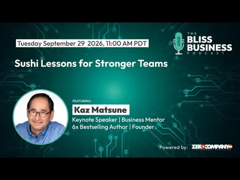 Sushi Lessons for Stronger Teams with Kaz Matsune