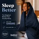 The Missing Piece for Better Sleep | Baloo Living Weighted Blanket + Soft Rainstorm | Sleep Sound (12 Hours)