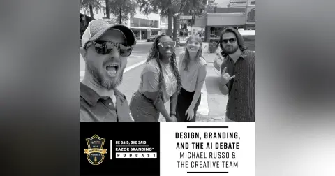 Design, Branding, and the AI Debate w/ Michael Russo & the Creative Team