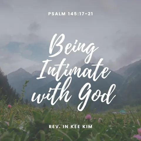 Being Intimate with God