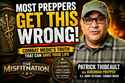 When 911 Can’t Come: Combat Medic Patrick Thibeault on Survival, Preparedness & Staying Calm Under Pressure