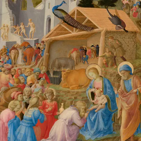Adoration of the Magi by Fra Angelico and Fra Filippo Lippi