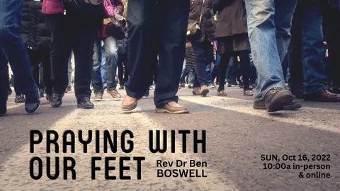 Praying with Our Feet