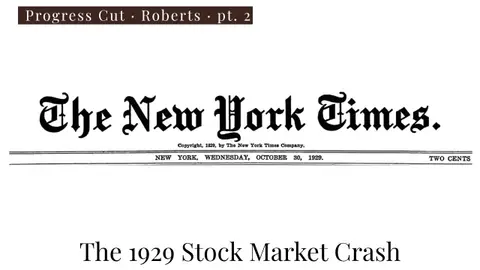 The 1929 Stock Market Crash