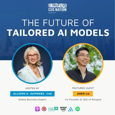 Ep 339 The Future of Tailored AI Models with Zhen Lu, Co-Founder and CEO of Runpod; San Francisco, CA, USA