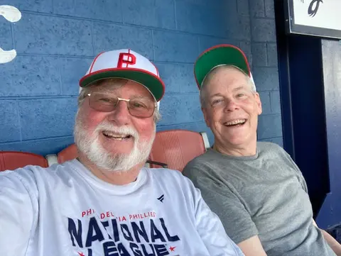 At the ballpark!