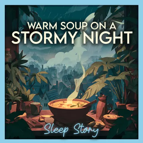 Sleep Story for Adults | Cozy Bedtime Story with Rain, Soup, and a Stormy Cottage for Deep Sleep & Peaceful Relaxation