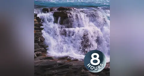 Huge Waterfall White Noise for Intense Studying & Concentration 8 Hours