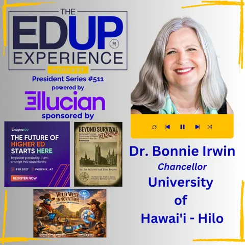 Service With the Community, Not To the Community - with Dr. Bonnie Irwin, Chancellor, University of Hawai'i - Hilo