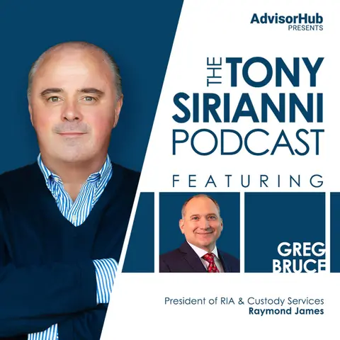 Tony Sirianni with Greg Bruce, President of RIA and Custody Services at Raymond James