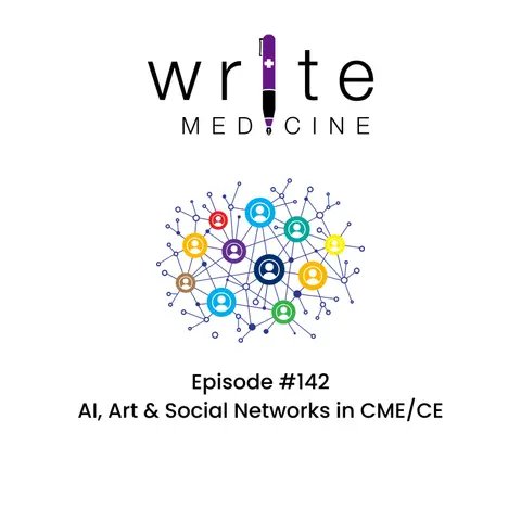 AI, Art & Social Networks in Continuing Education for Health Professionals