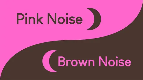 Pink Noise + Brown Noise & Black Screen | 10 Hour Sleep Sounds