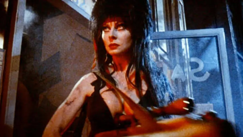 elvira-mistress-of-the-dark-rambo.jpeg Still from Elvira, Mistress of the Dark (Rambo)