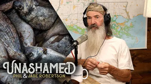 Ep 343 | Si Loses His Mind with Jase & How Phil Caught Tons of Fish with Bare Hooks