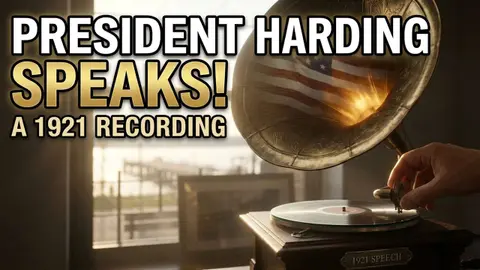 President Warren G. Harding's  "Address at Hoboken" on May 23, 1921, at Army Pier 4 in Hoboken, NJ.