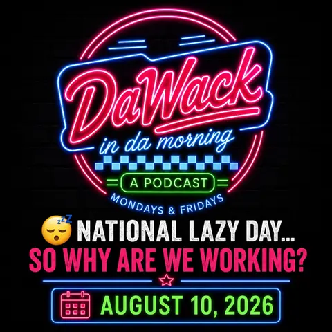 8 10 2026 It's National Lazy Day, So WHy Are We Working?
