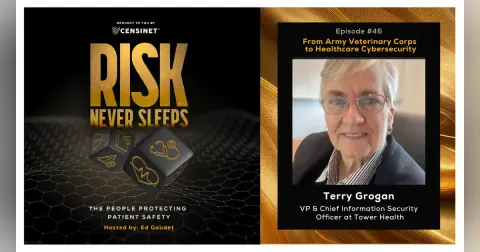 Episode #46. From Army Veterinary Corps to Healthcare Cybersecurity, with Terry Grogan, VP & Chief Information Security Officer at Tower Health