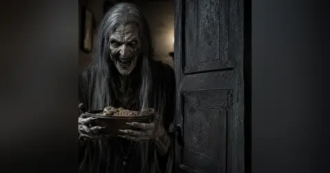 La Bajeza De La BRUJA: La Anciana Que Venía Por Nosotros - Historias De Terror - REDE