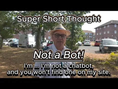 Super Short Thought | AI Week #2 | Not a Bot: Why the Person Behind the Words Matters | WelshRev
