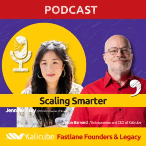 Jennifer Tsay with Jason Barnard on Fastlane Founders And Legacy. Scaling Smarter