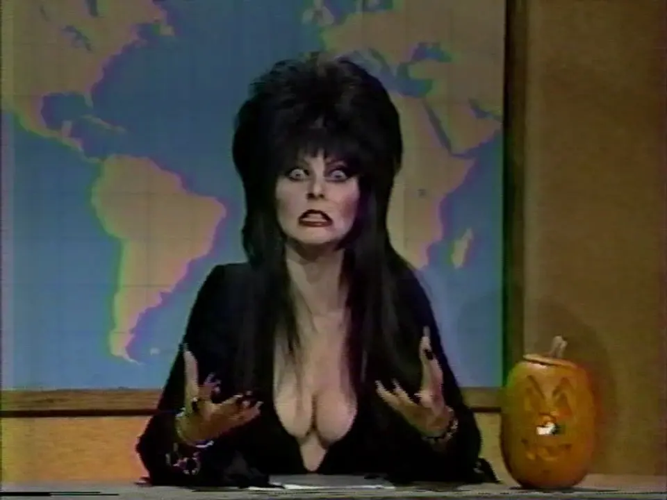elvira-saturday-night-live Elvira on Saturday Night Live (SNL)