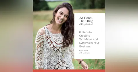 Episode 58: 8 Steps to Creating Workflows and Systems in Your Business with Laura Lee